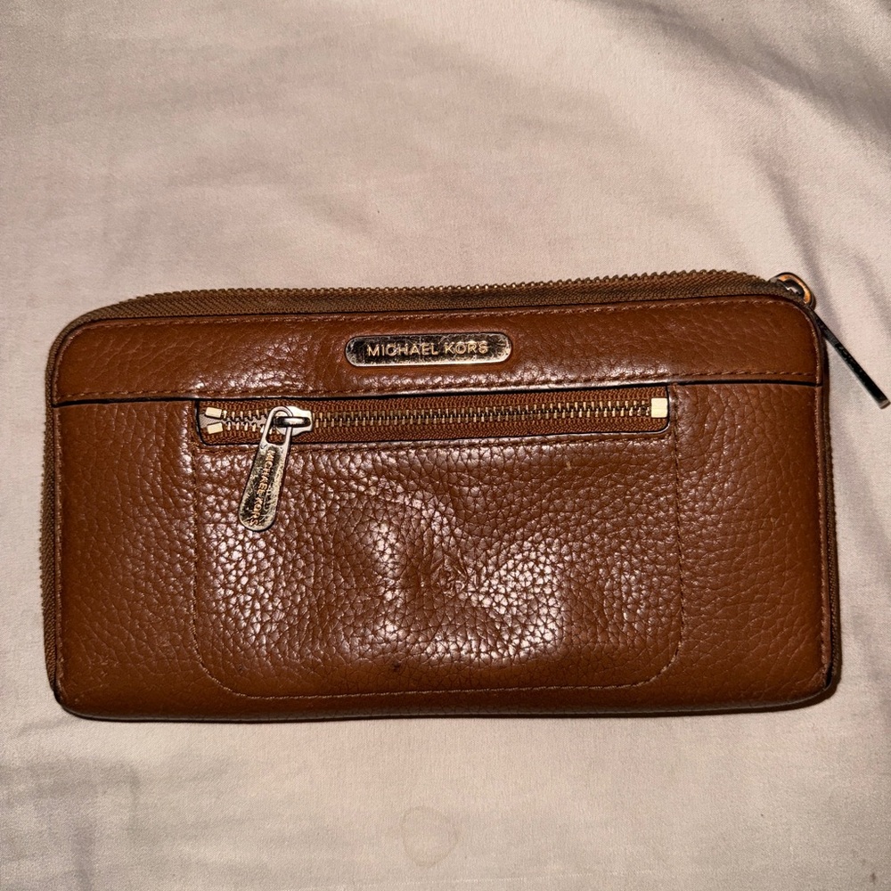 Michael Kors brown Leather Wallet